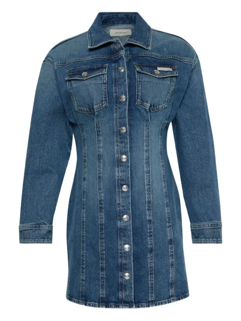 Calvin Klein Jeans buttoned pocket mini dress