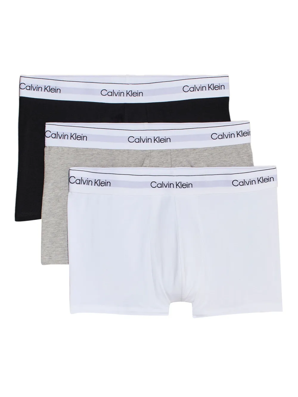 Calvin Klein Underwear Kit 3 cuecas boxer Icon com logo no cós | Preto | Image 1