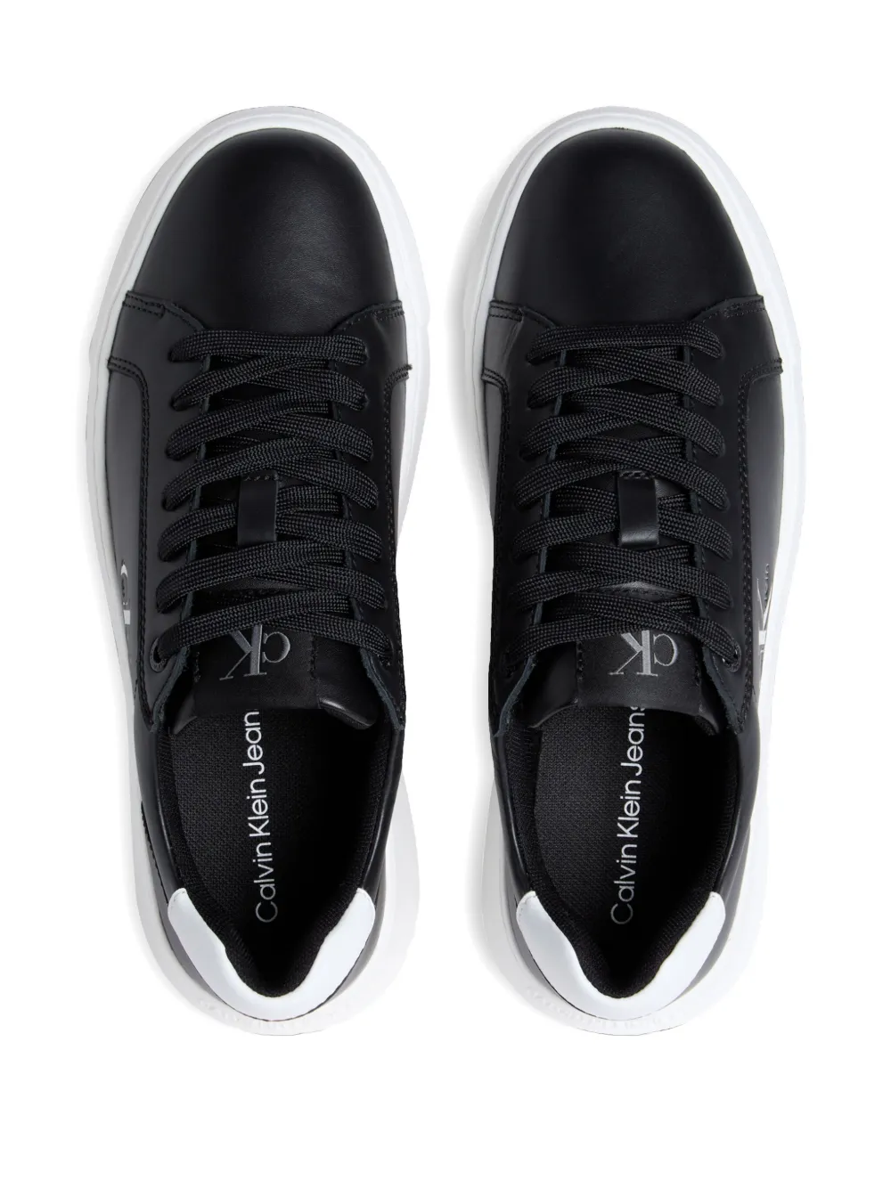 Calvin Klein Mono chunky sneakers Zwart