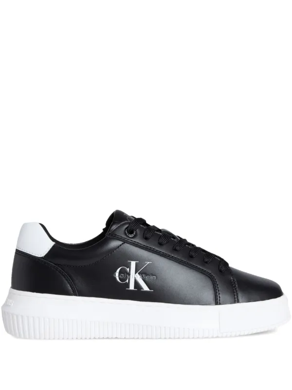 Calvin Klein Mono Chunky Sneakers in Black