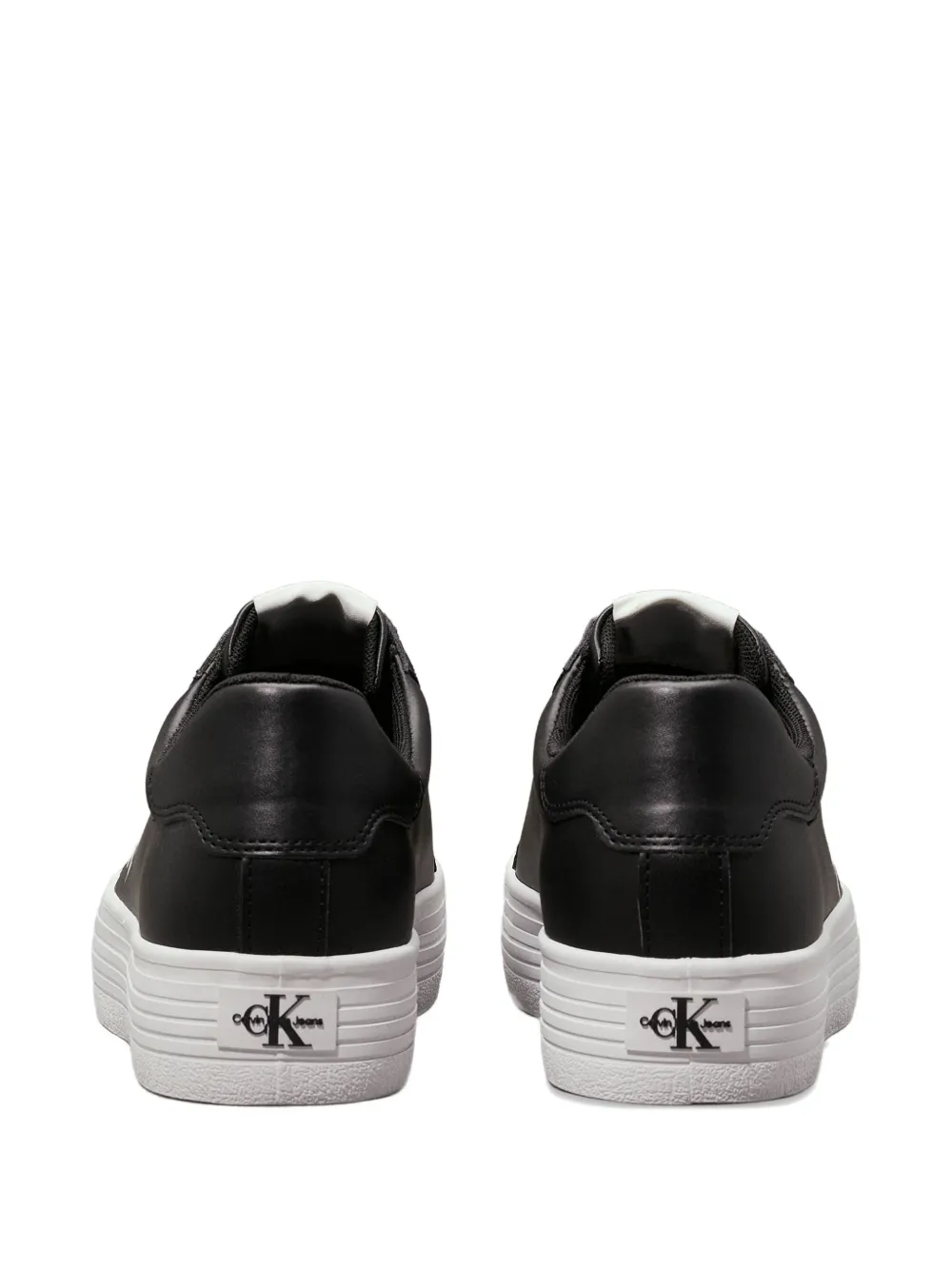 Calvin Klein Logo-print Platform Sneakers In Multi