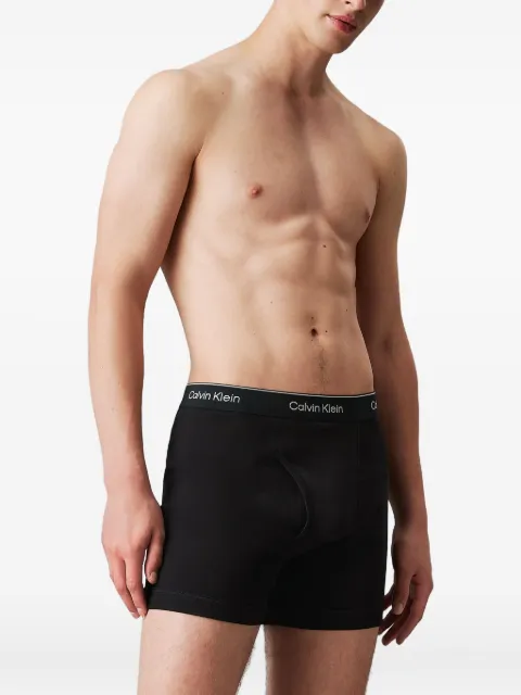 Calvin Klein logo-waistband boxers