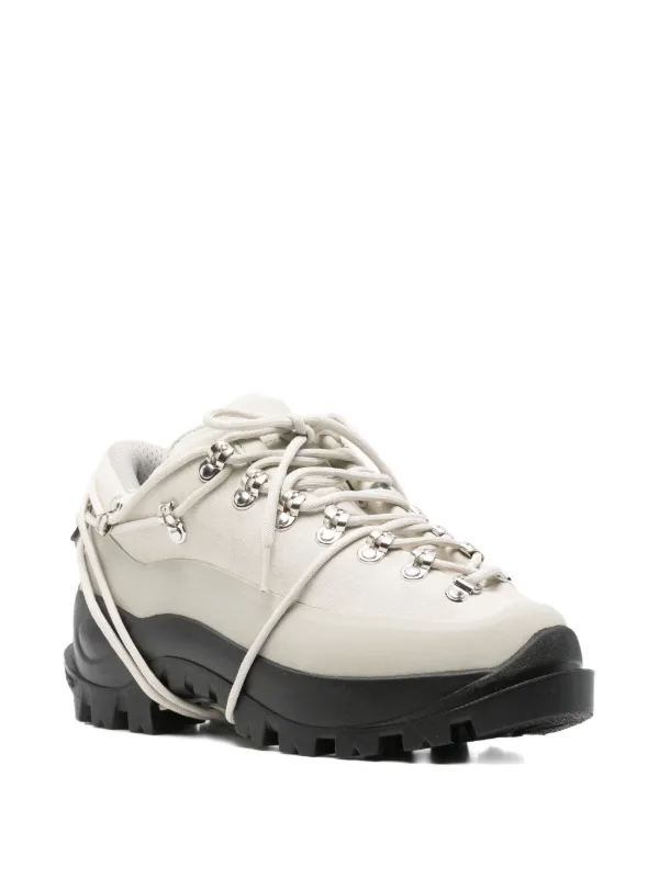 HELIOT EMIL lace-up Panelled Hiking Boots | Neutrals | FARFETCH