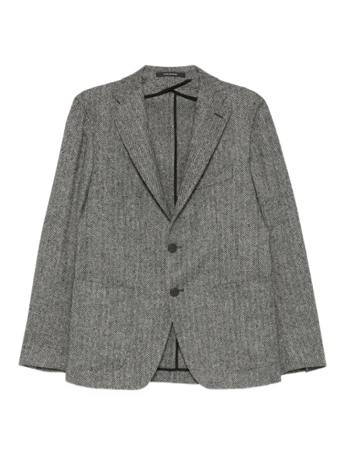 Tagliatore Blazer con motivo a spina di pesce