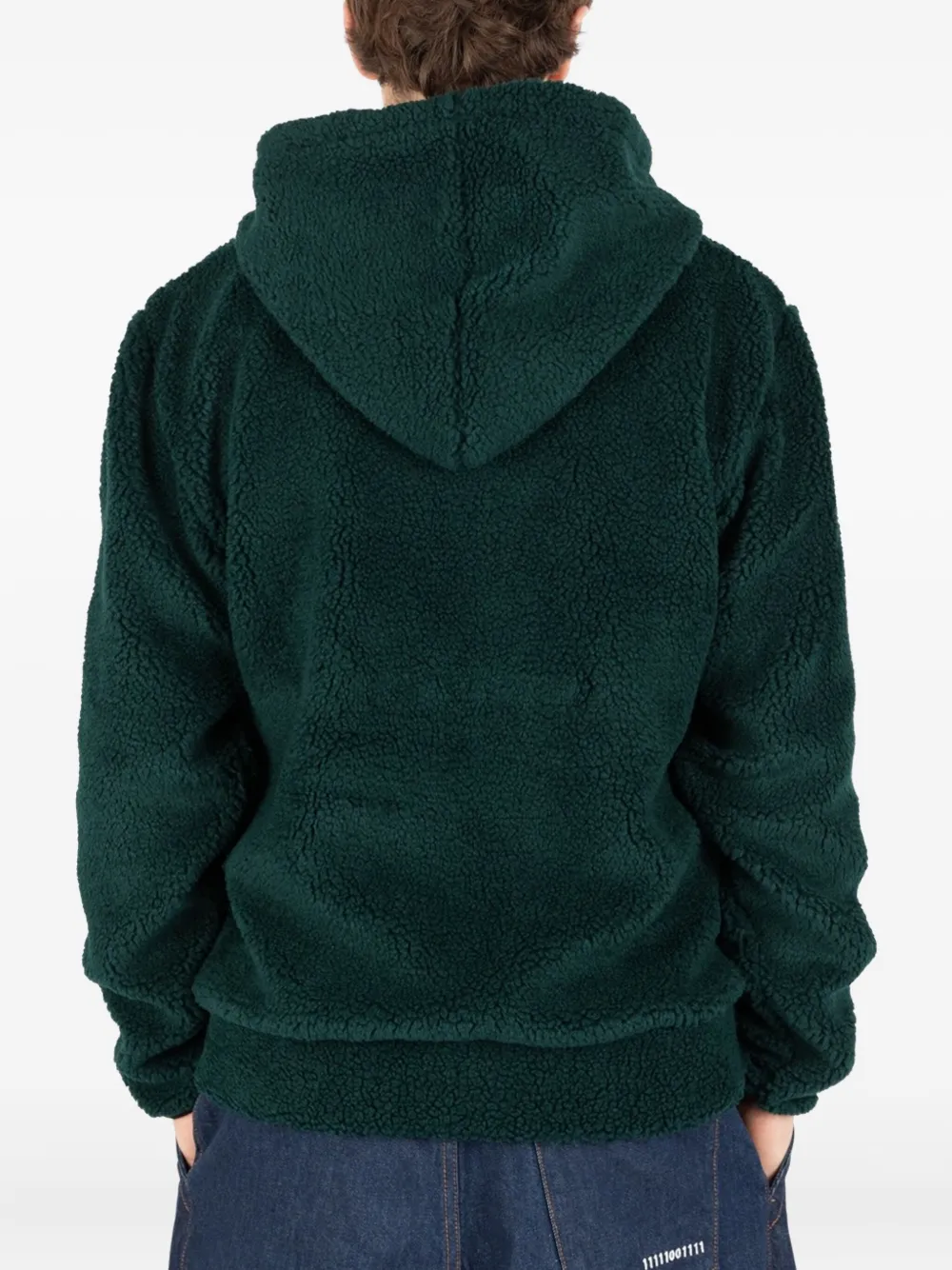 Société Anonyme Zipped-fleece Hoodie In Green