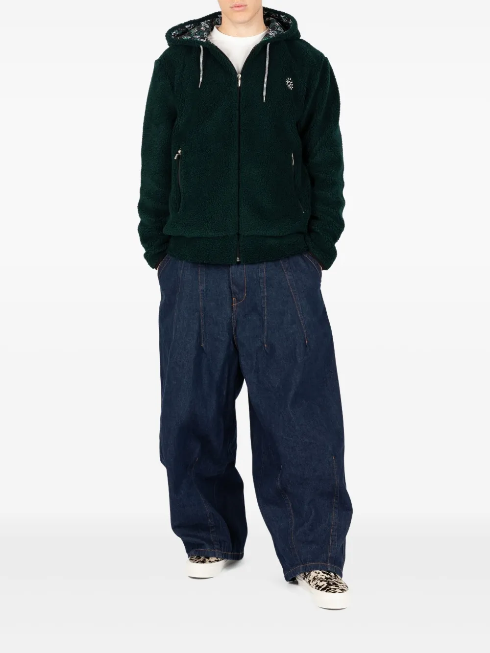 Société Anonyme zipped-fleece hoodie | Hoodies | Image 2