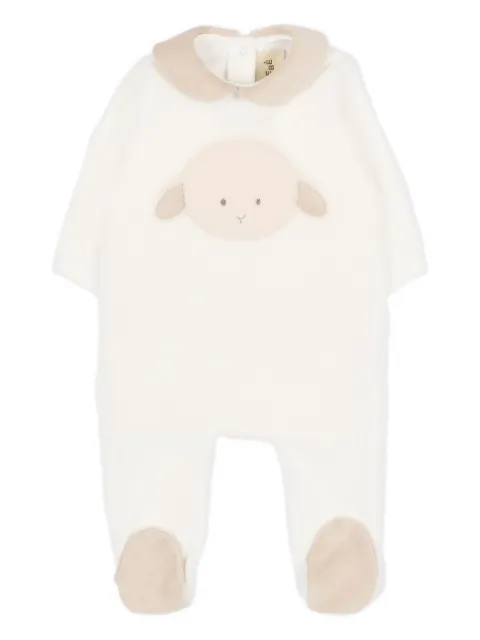 Le Boo Beebè sheep embroidered babygrow