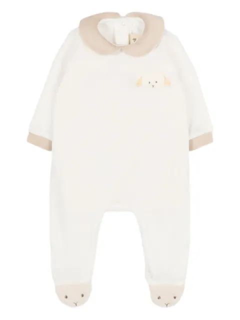 Le Boo Beebè sheep-embroidered babygrow