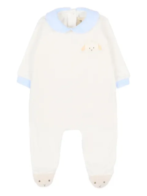 Le Boo Beebè embroidered-detail babygrow
