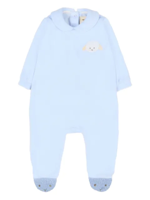 Le Boo Beebè embroidered-detail babygrow