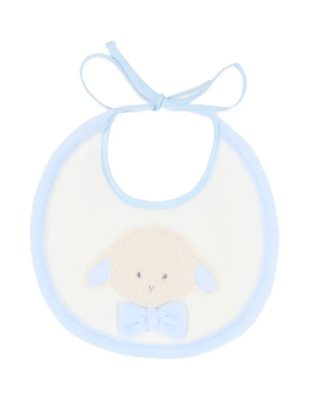 Le Boo Beebè sheep detail bib | White | Image 1
