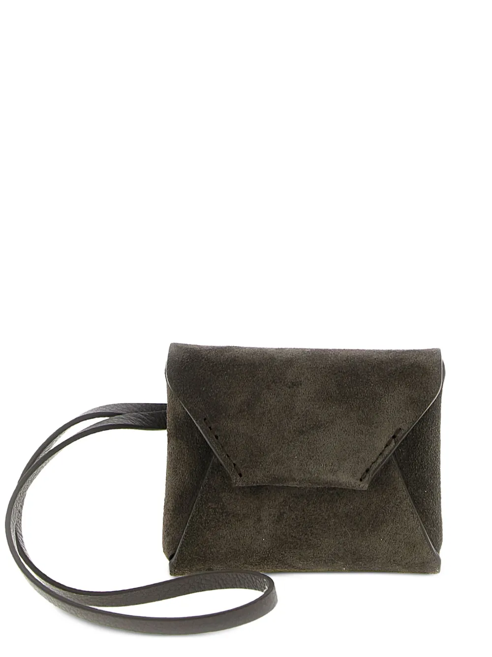 Brunello Cucinelli letter-envelope suede bag charm | Brown | Image 1