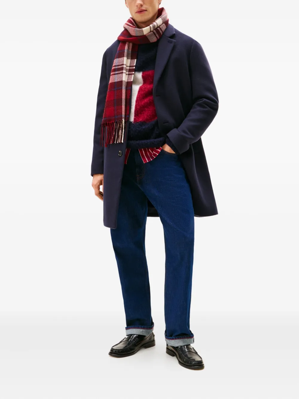 Tommy Hilfiger button coat | Single Breasted Coats | Image 2