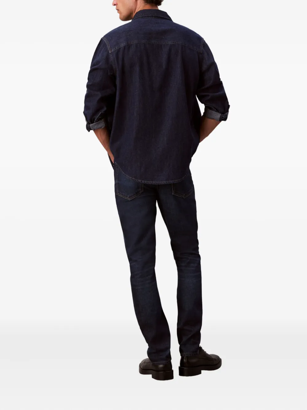 Calvin Klein Jeans met logopatch Blauw