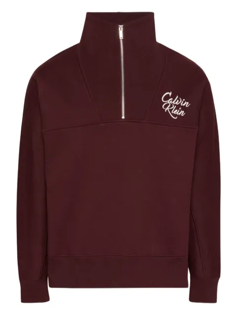 Calvin Klein Jeans half-zip high-neck sweatshirt
