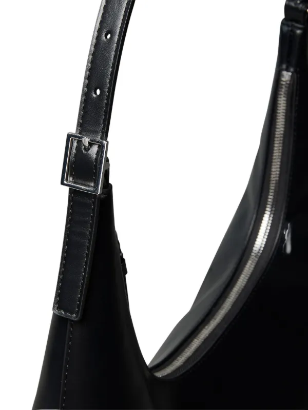 Calvin Klein レザー ショルダーバッグ | ブラック | FARFETCH JP