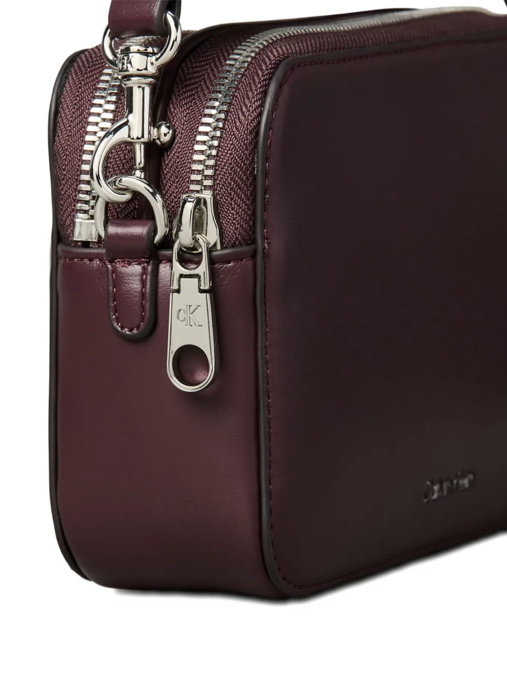 Calvin Klein Schoudertas met rits Rood