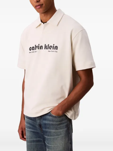 Calvin Klein Jeans cotton polo-collar T-shirt