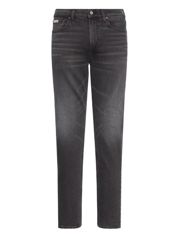 Calvin Klein Jeans ロゴパッチ ジーンズ | グレー | FARFETCH JP
