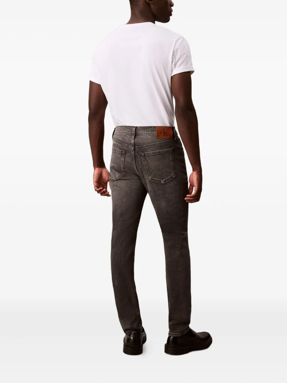 Calvin Klein Jeans met logopatch Grijs