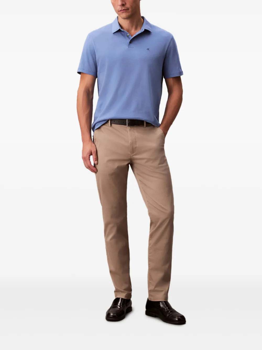 Calvin Klein Poloshirt met logo - Blauw