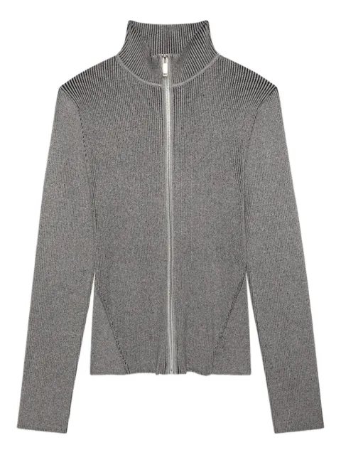 Calvin Klein Jeans cardigan zippé en maille côtelée