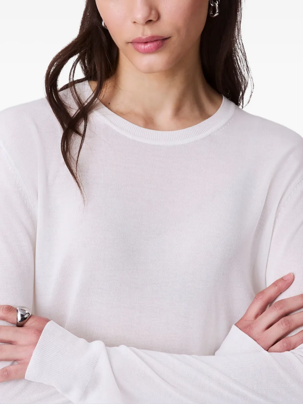 Calvin Klein Long-sleeve T-shirt In White