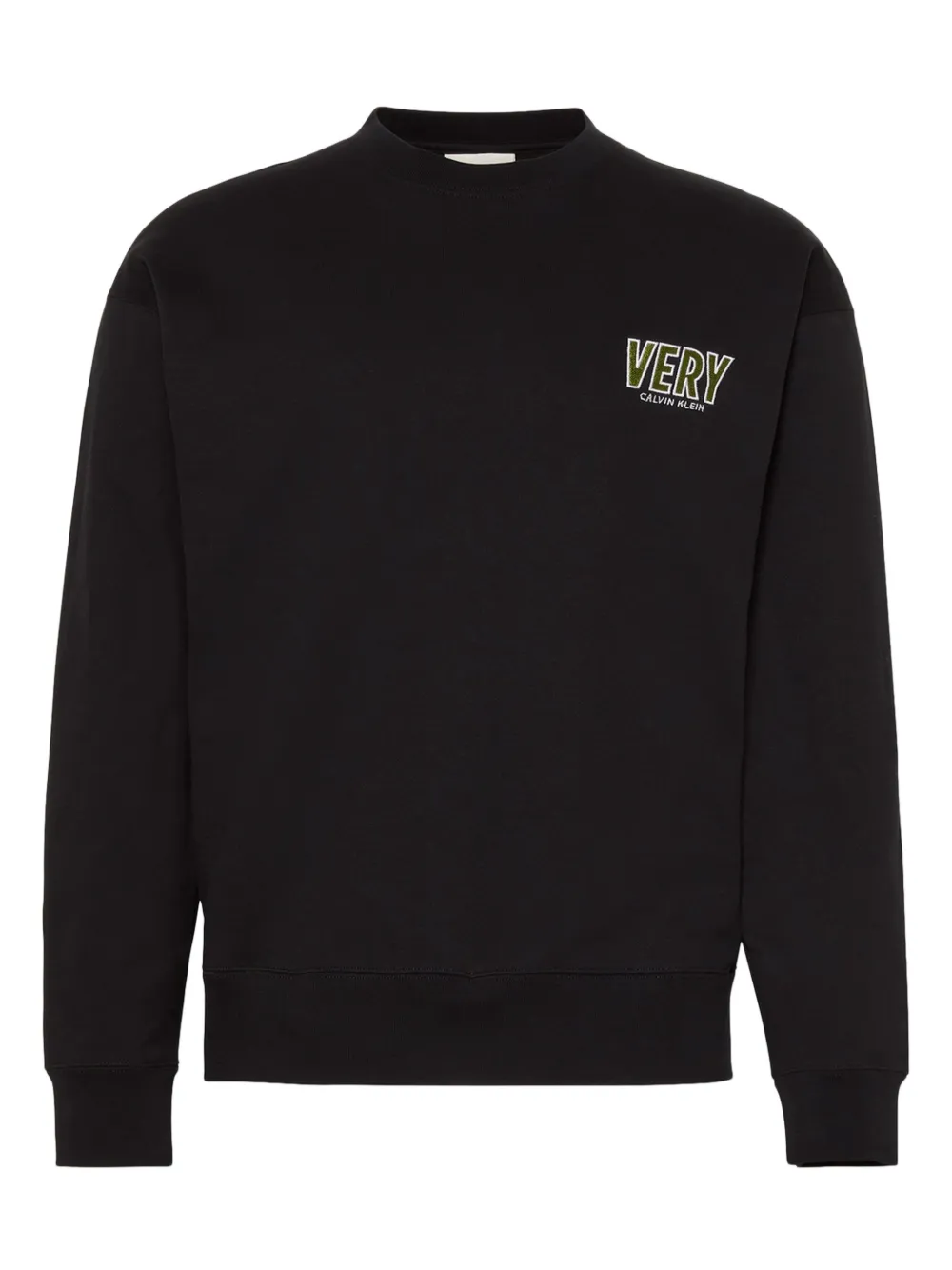 Calvin Klein Jeans logo sweatshirt | Black | Image 1