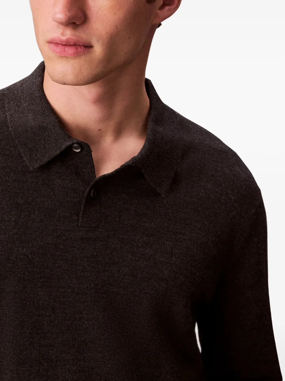 Calvin Klein Trui met polokraag Grijs