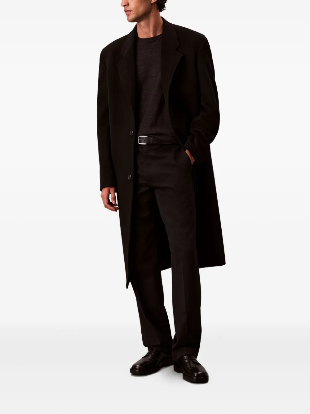 Calvin Klein fine-knit jumper - Grijs