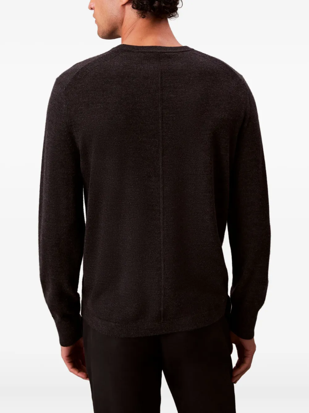Calvin Klein Fine-knit Jumper In Black
