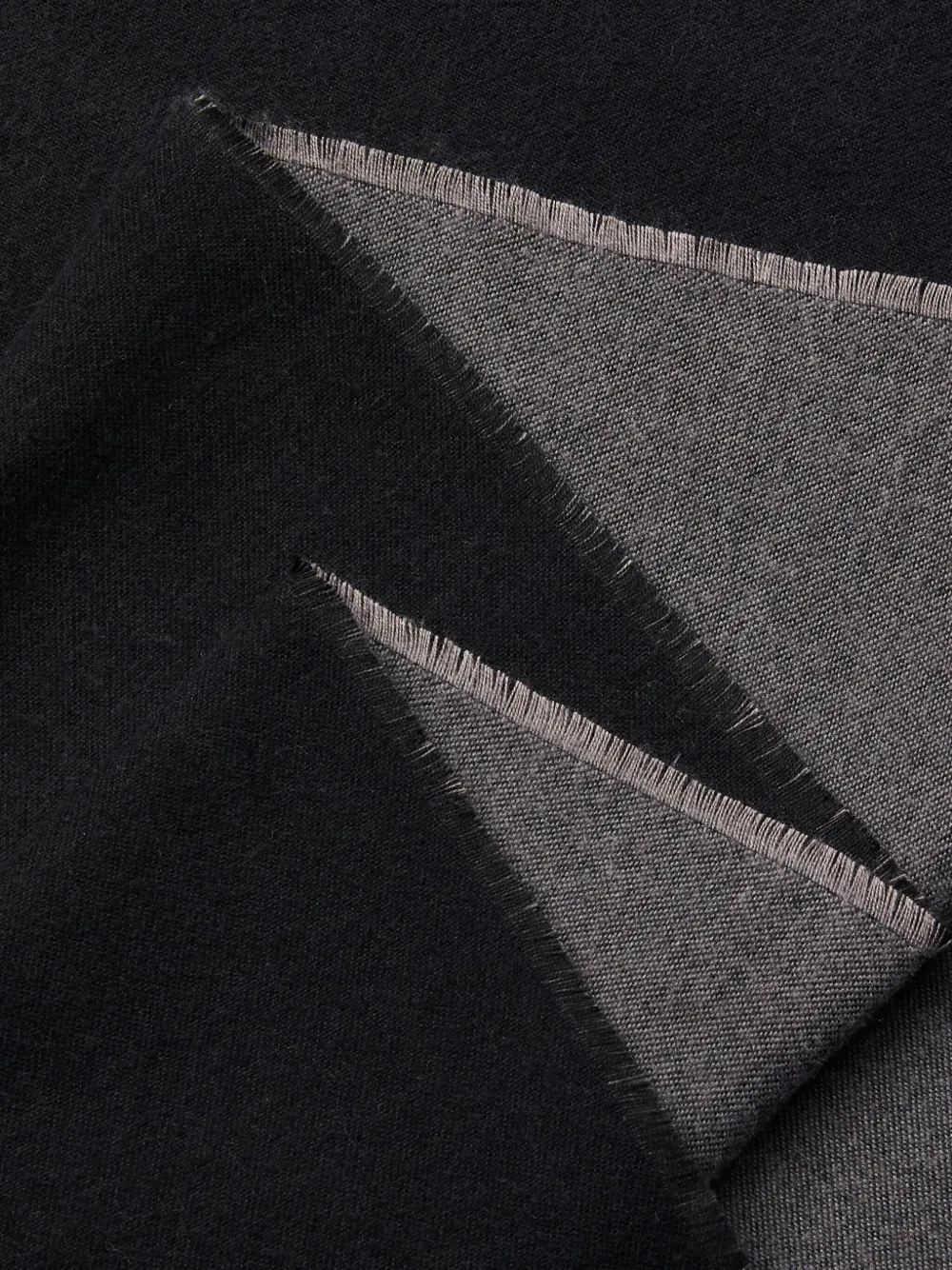 Calvin Klein Sjaal met franje Zwart