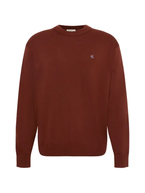Calvin Klein Jeans logo-embroidered sweater