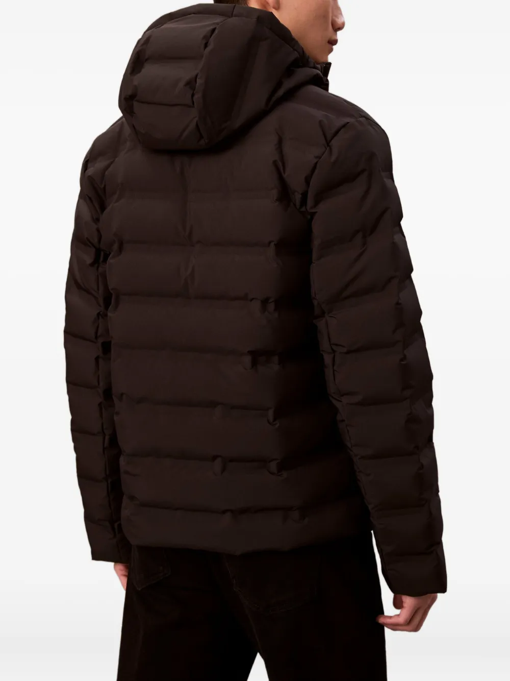 Calvin Klein Gevoerd jack met capuchon Zwart