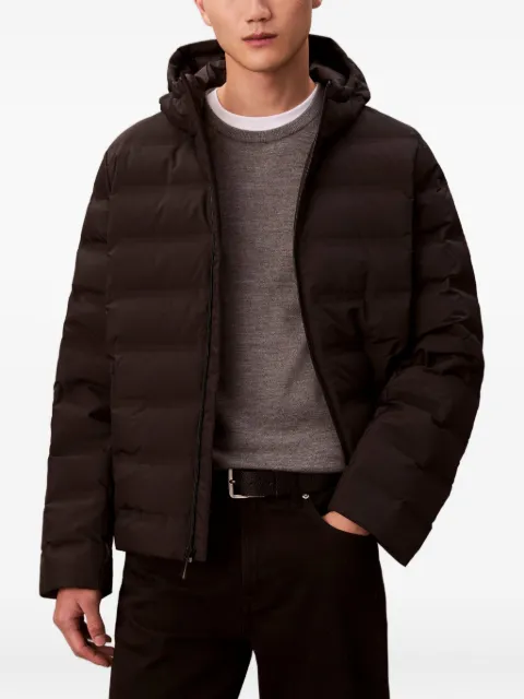 Calvin Klein hooded quilted jacket