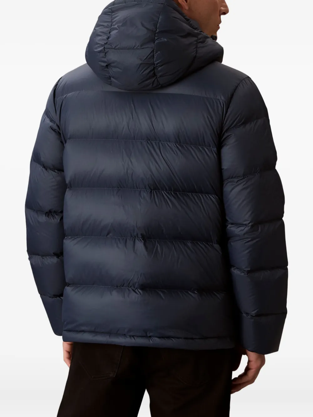 Calvin Klein Jeans Est.1978 Hooded Zip Jacket In Black