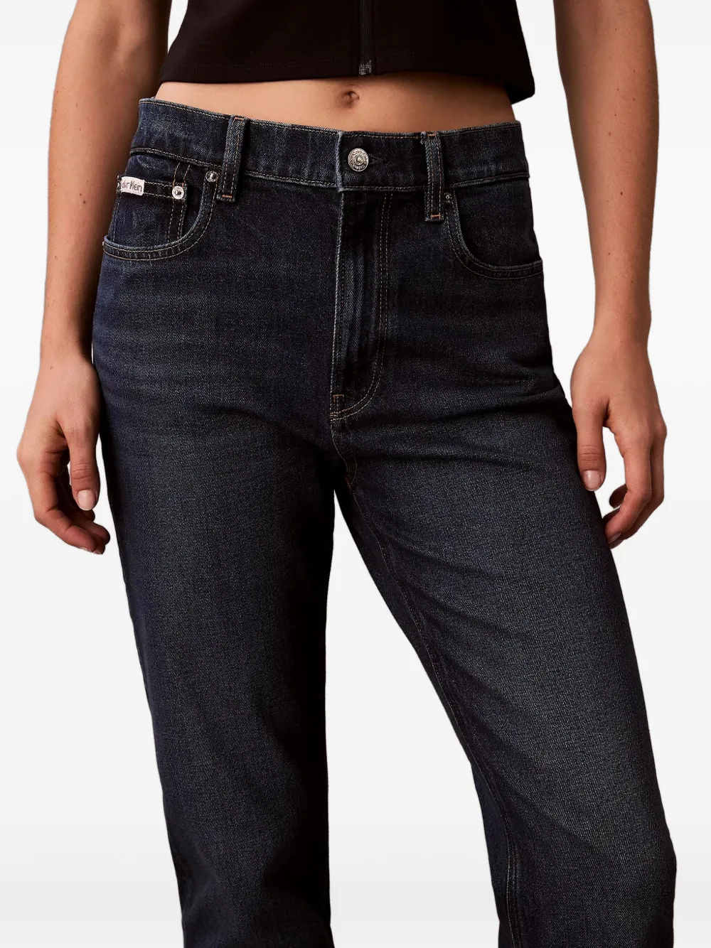 Calvin Klein Jeans met logopatch Blauw