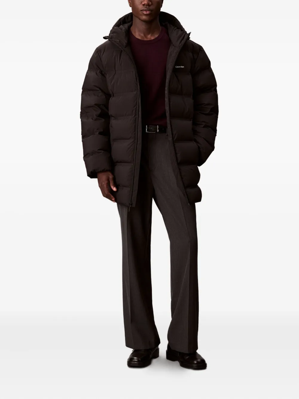 Calvin Klein Jack met capuchon - Zwart