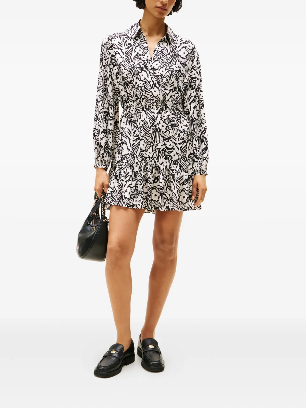 Tommy Hilfiger floral print mini dress - Wit