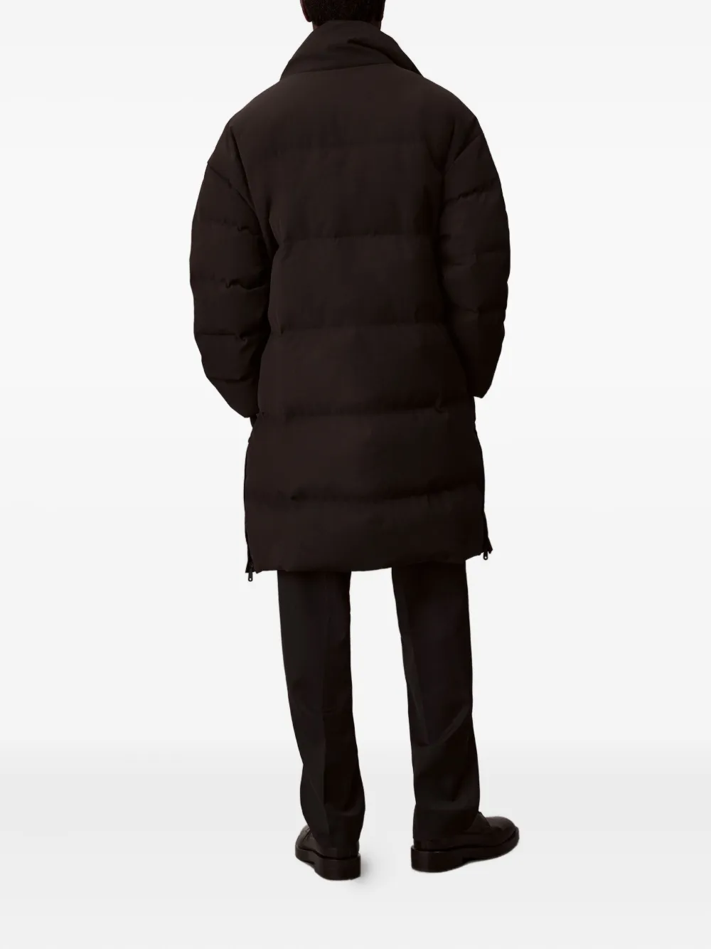 Calvin Klein Jeans Gewatteerde jas met zak Zwart