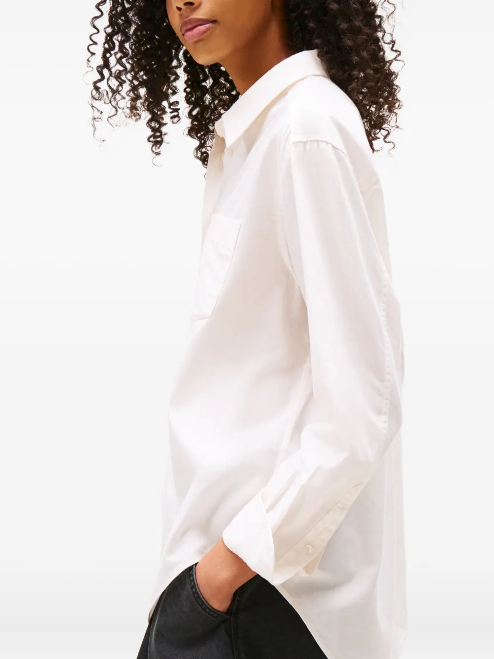 Tommy Jeans Pocket Shirt In White