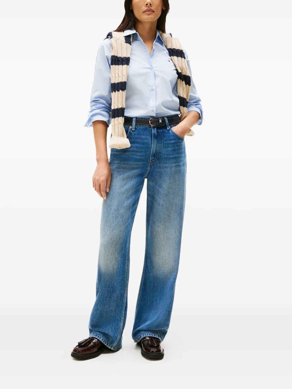 Tommy Hilfiger buttoned shirt - Blauw