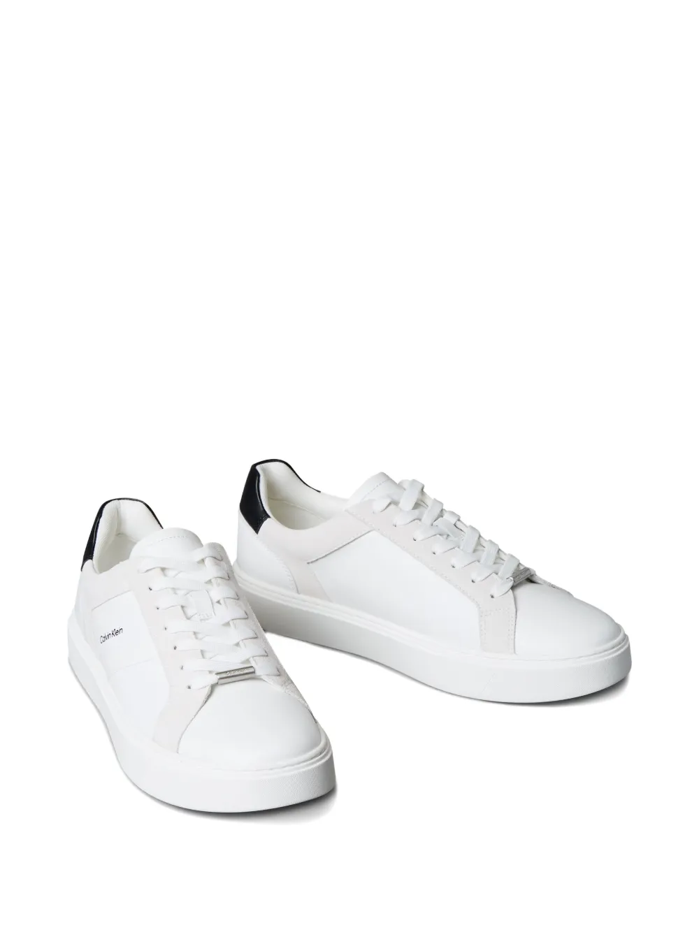 Calvin Klein leather panel sneakers | Low-Tops | Image 2