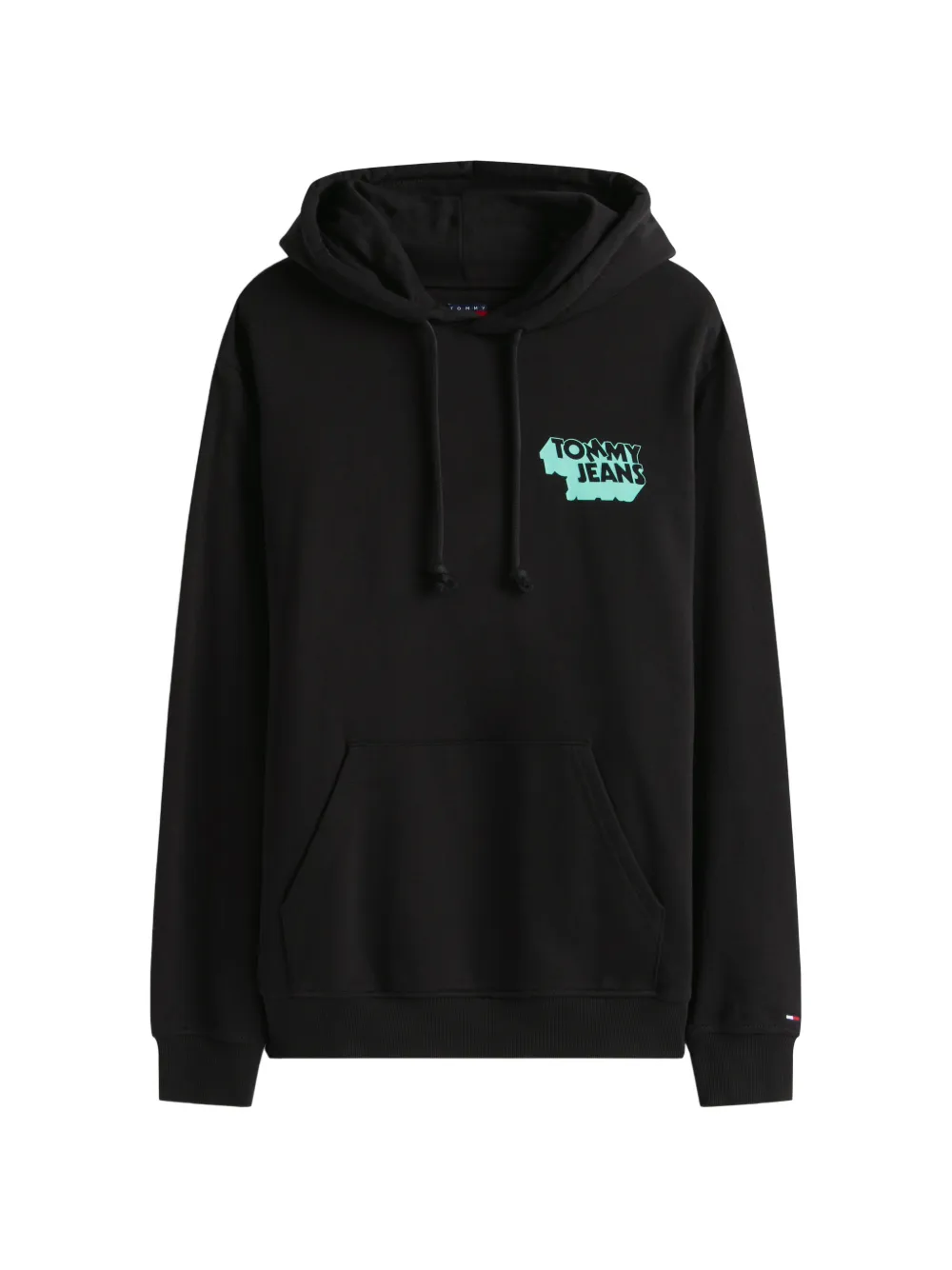 Tommy Jeans drawstring graphic hoodie - Nero
