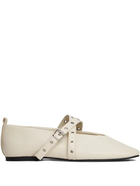 Tommy Jeans studded buckle strap ballet