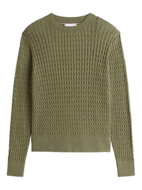 Tommy Hilfiger Pullover mit Zopfmuster