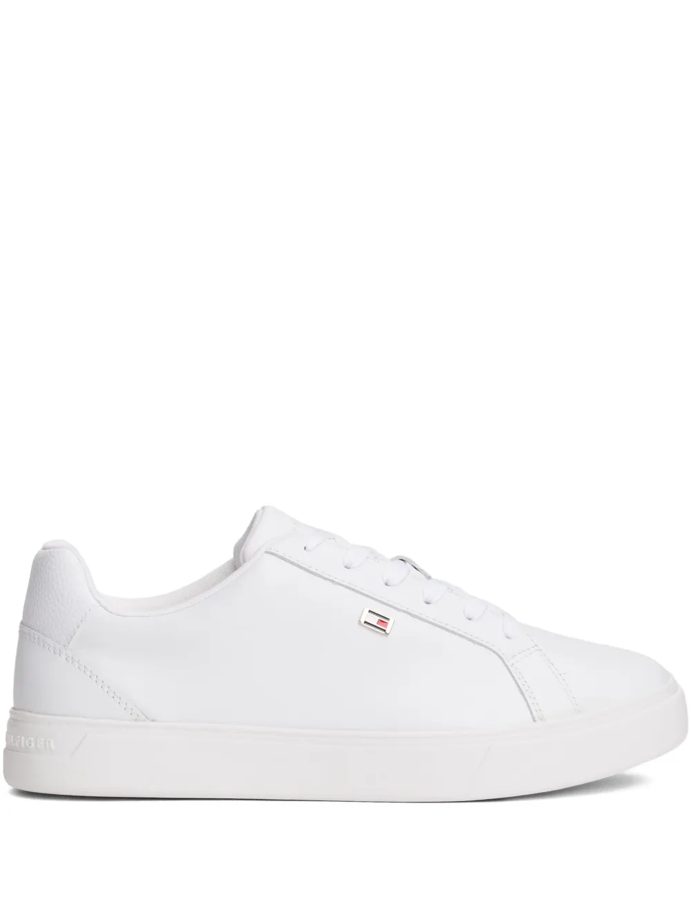 Tommy Hilfiger Logo-plaque Sneakers In White