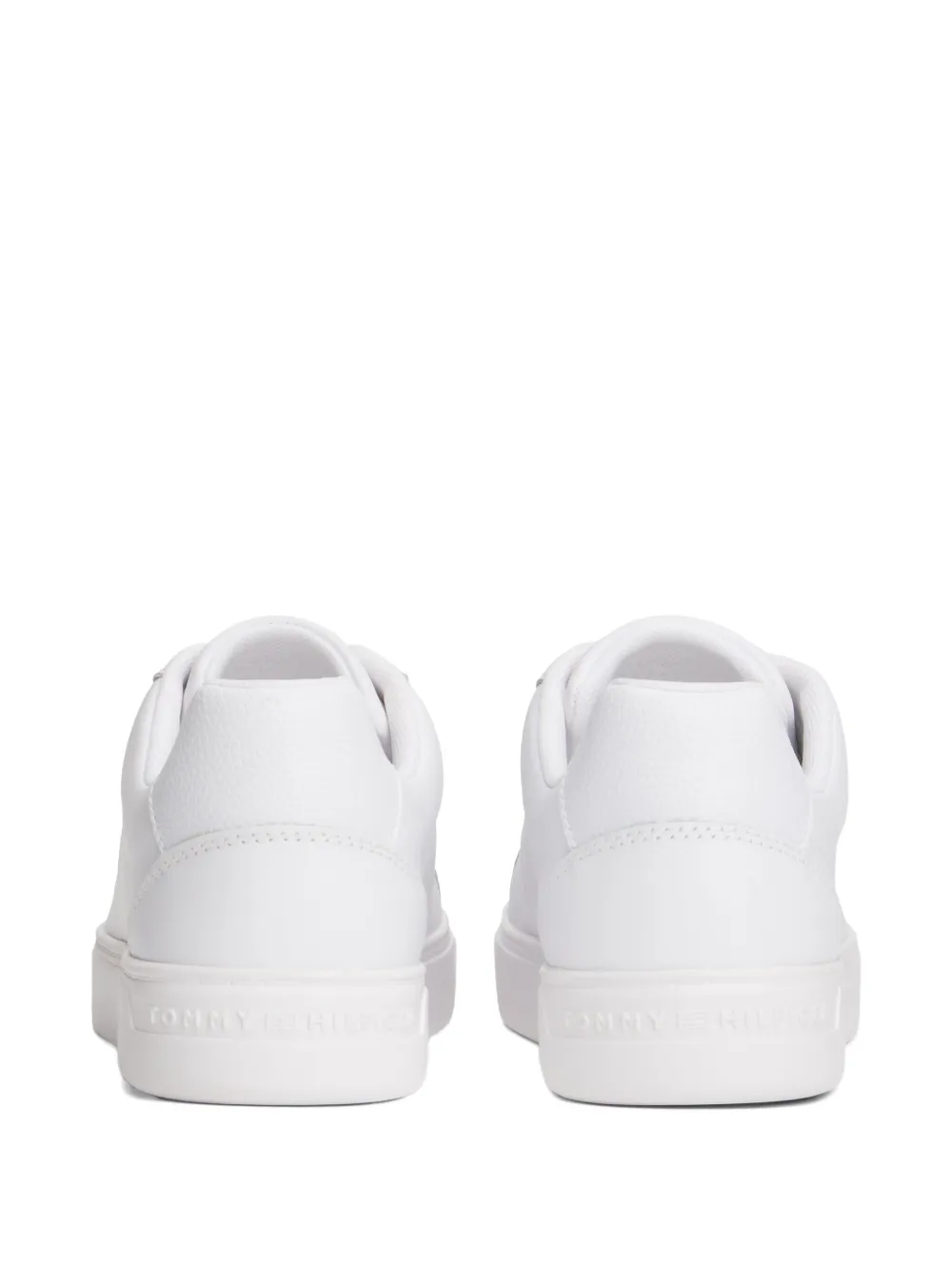 Tommy Hilfiger Logo-plaque Sneakers In White