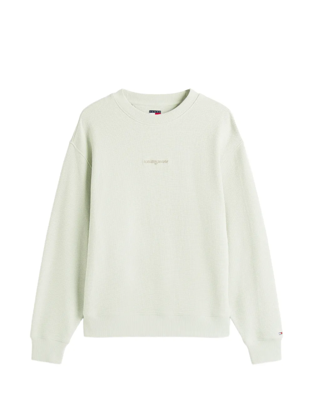 Tommy Jeans waffle sweatshirt - Verde