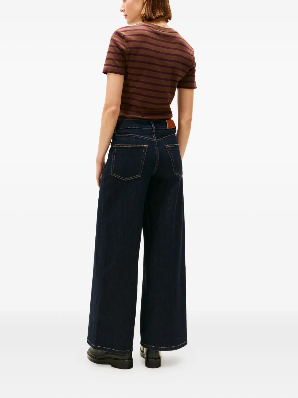 Tommy Hilfiger 70s jeans met wijde pijpen en vijf zakken Blauw